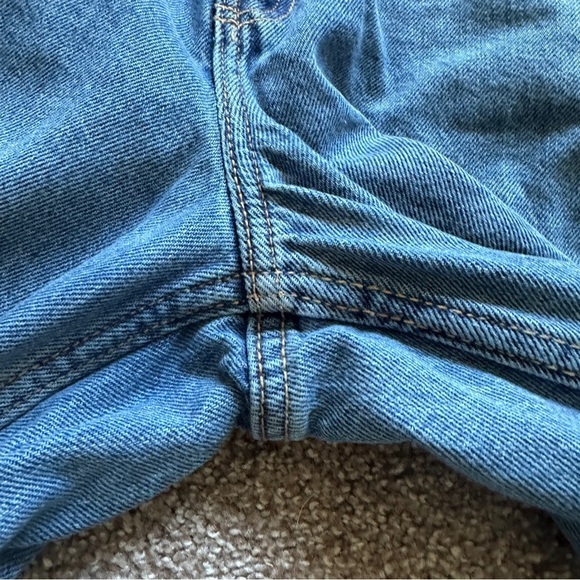 Old Navy High-Rise Loose Wide Leg Distressed Blue Jeans Womens Plus Size 16 NWOT - Picture 6 of 15